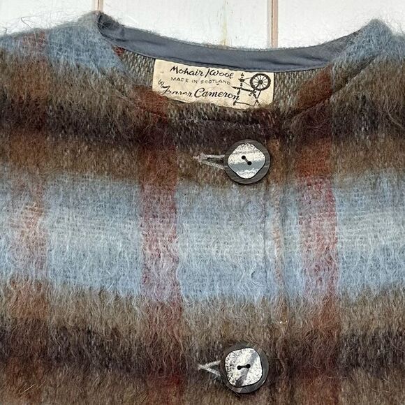Rare Vintage Mohair Wool Blend Capelet - Picture 5 of 10